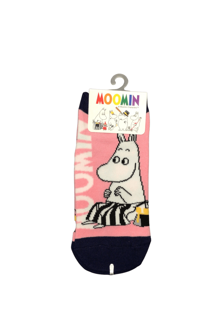 Moominmama Kids Ankle Socks - Pink (M) - Mu Shop