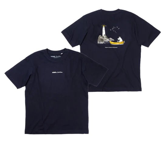 Moominpappa Adult T-shirt - Dark Blue - Mu Shop