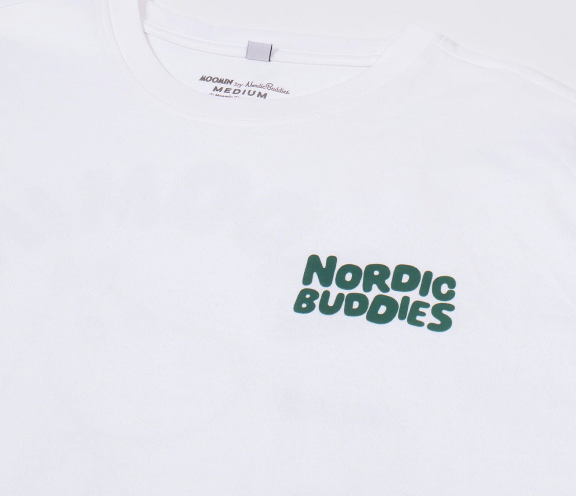 Moomintroll by Nordic Buddies Adult T-Shirt - White - Mu Shop