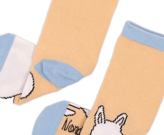 Moomintroll Kids Socks - Beige - Mu Shop