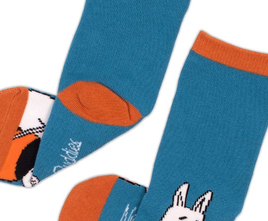 Moomintroll Kids Socks - Blue - Mu Shop