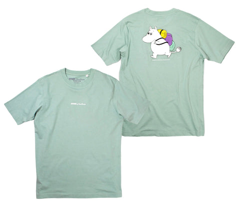 Moomintroll Organic Premium Adult T-shirt - Green - Mu Shop