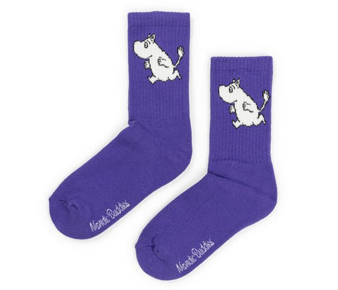 Moomintroll Running Ladies Sport Socks - Purple - Mu Shop