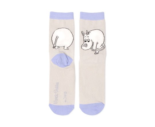 Moomintrolls Butt Ladies Socks - Grey - Mu Shop