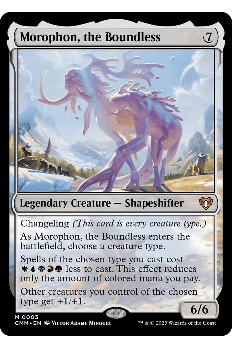 Morophon, the Boundless (Commander Masters) - Mu Shop