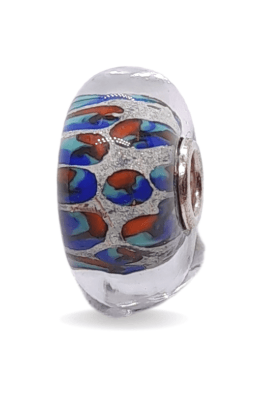 Multicolor Marble Pattern Unique Bead #1257 - Mu Shop
