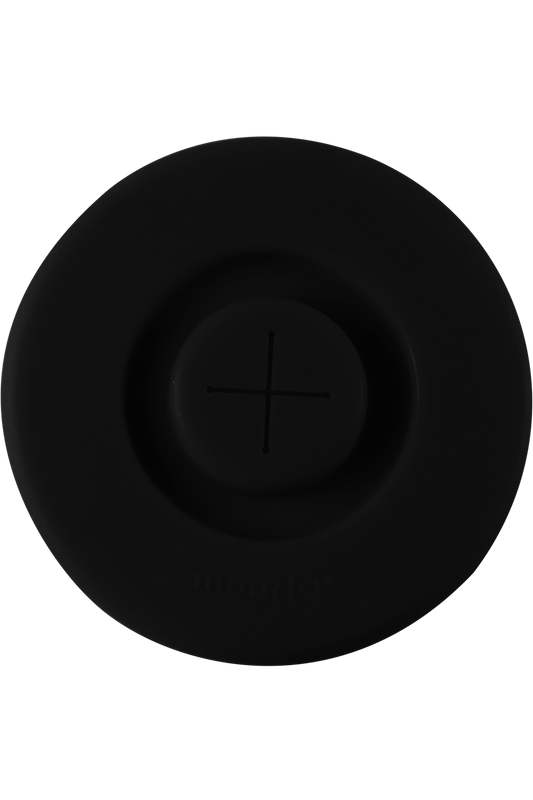 Muurla Silicon Lid Black 9.7cm - Mu Shop