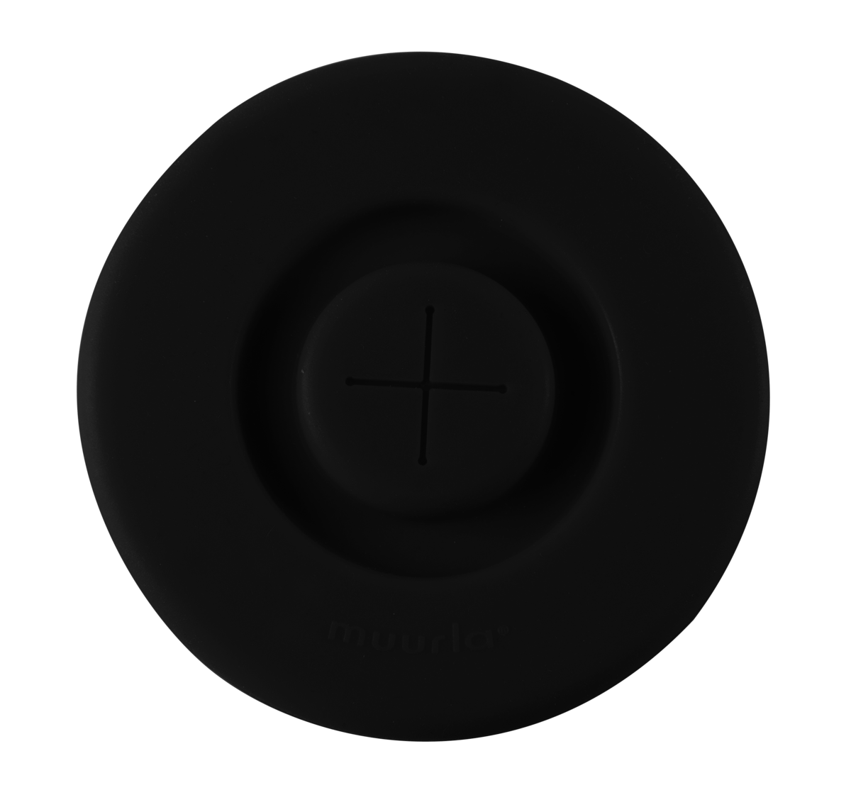 Muurla Silicon Lid Black 9.7cm - Mu Shop