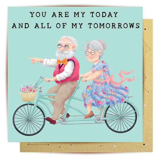 My Tomorrows Couple Greeting Card - Mu Shop