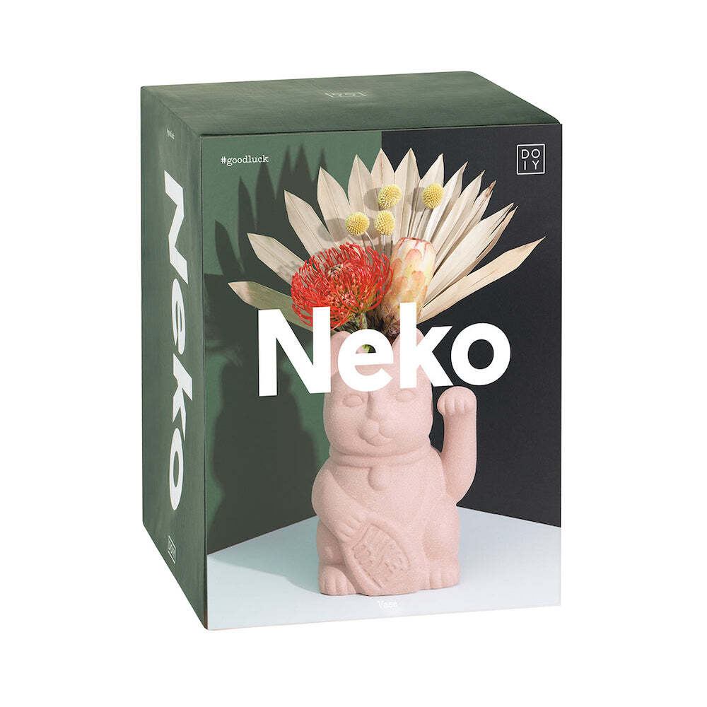 Neko Vase Pink - Mu Shop