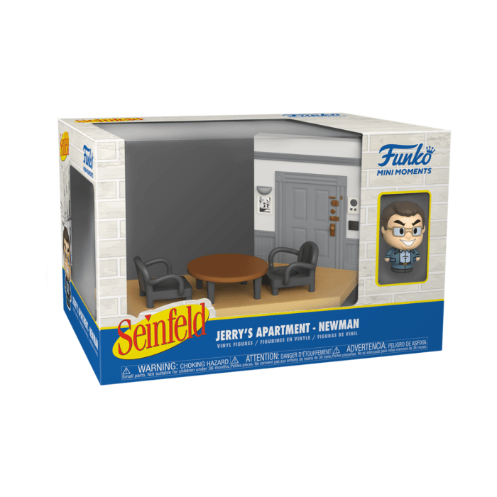 Newman with Jerry’s Apartment Diorama Mini Moments Vinyl Figure - Mu Shop