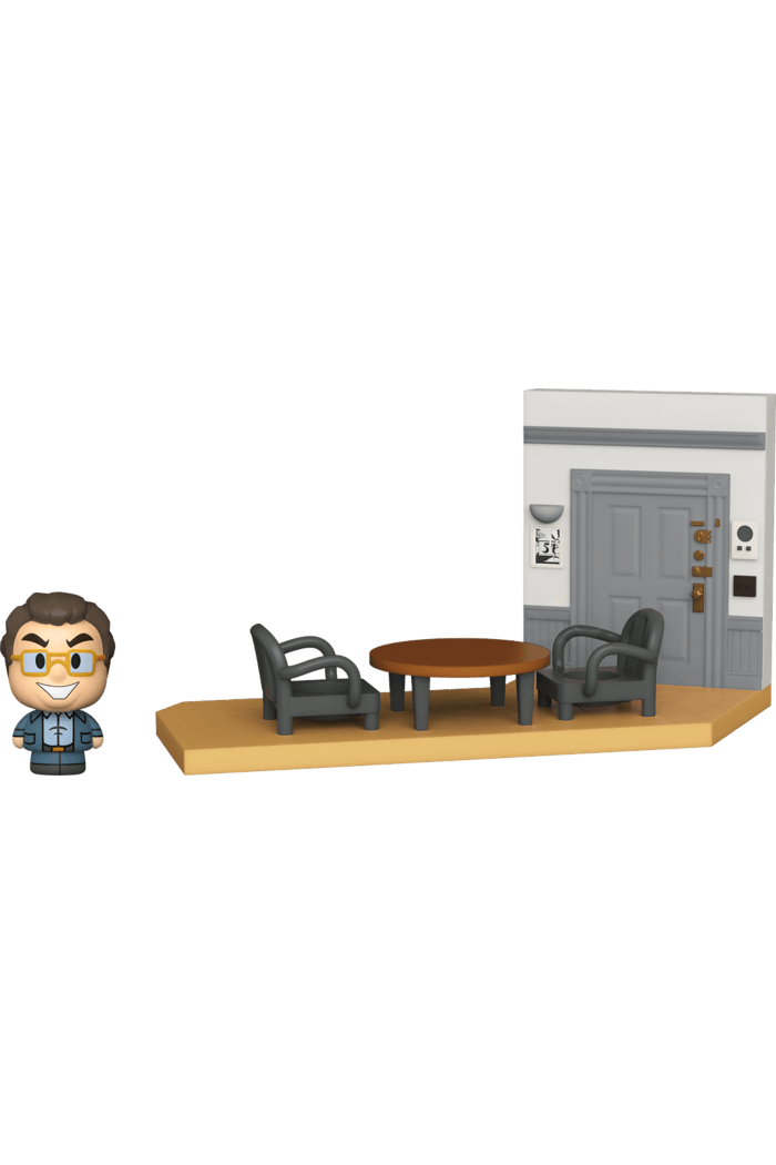 Newman with Jerry’s Apartment Diorama Mini Moments Vinyl Figure - Mu Shop