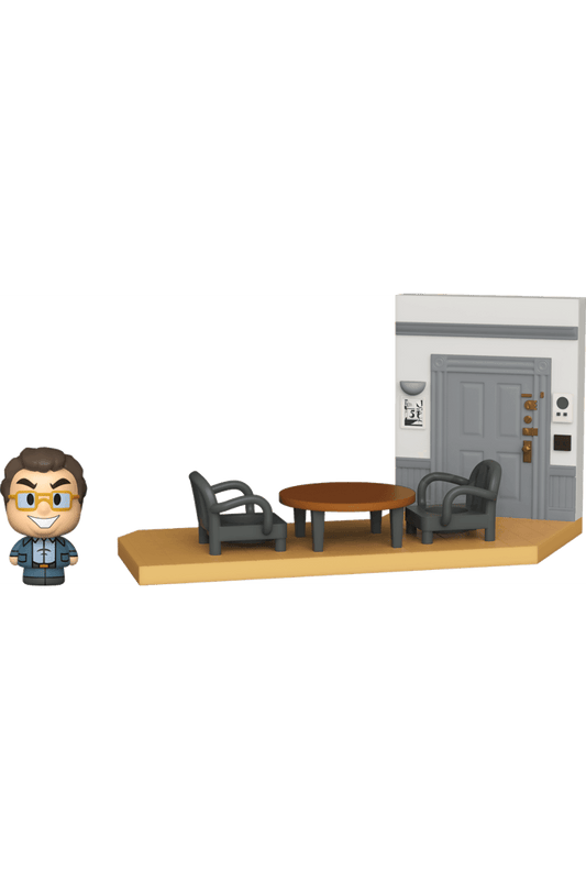 Newman with Jerry’s Apartment Diorama Mini Moments Vinyl Figure - Mu Shop