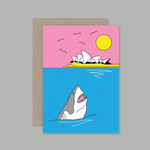 Opera Shark Greadting Cards - Mu Shop
