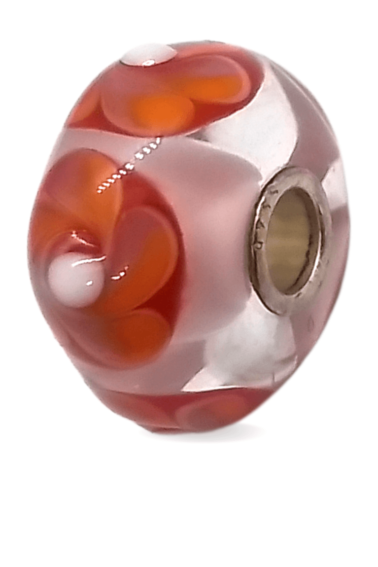 Orange Complex Pattern Unique Bead #1387 - Mu Shop