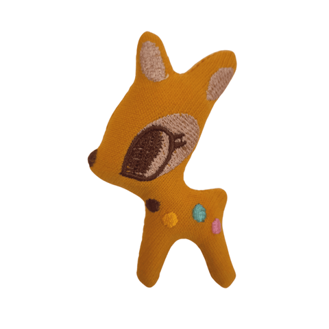 Orange Deer Pin Brooch 3 cm x 8 cm - Mu Shop