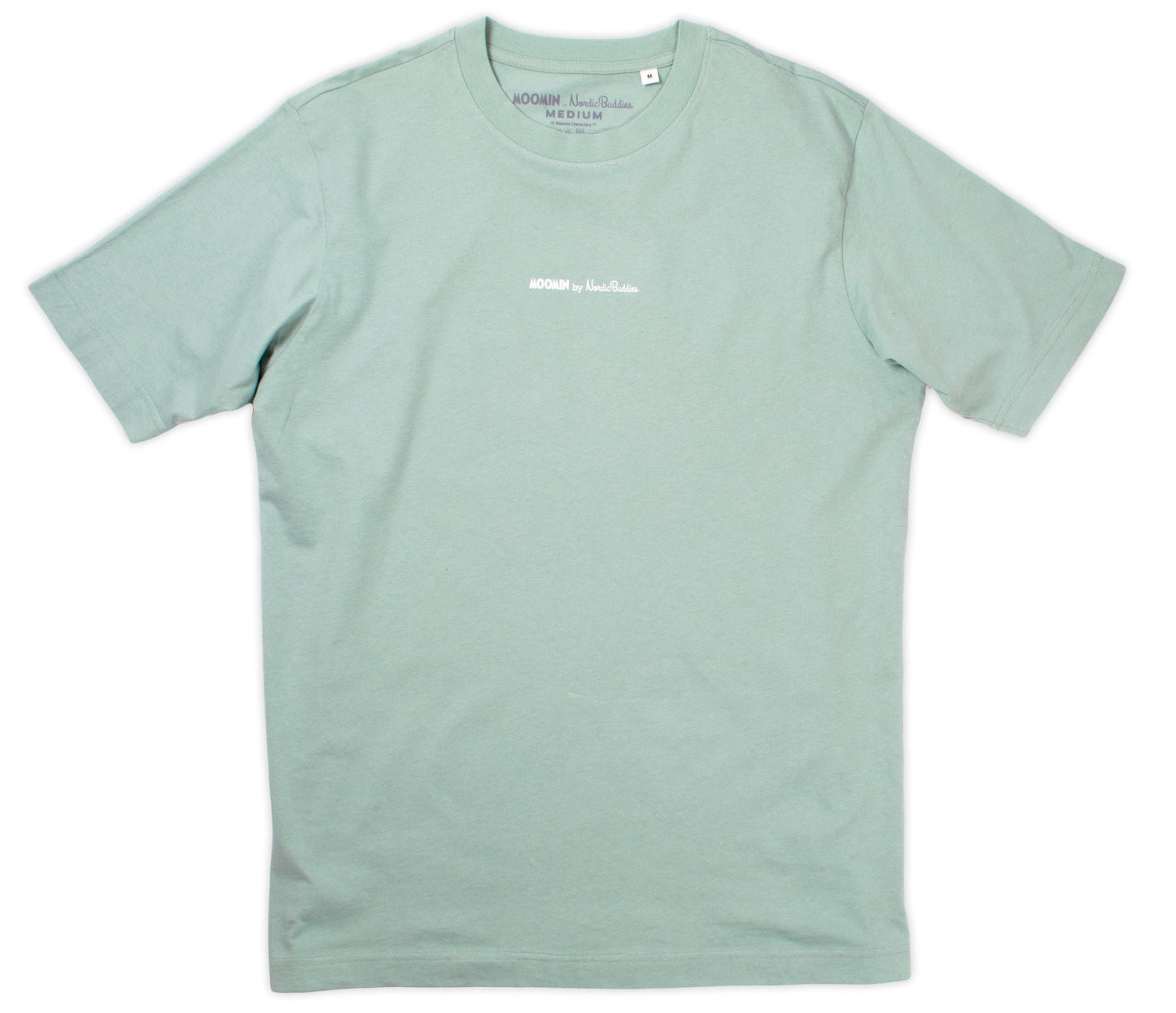 Organic Premium T-shirt Moomintroll - Green (XS) - Mu Shop