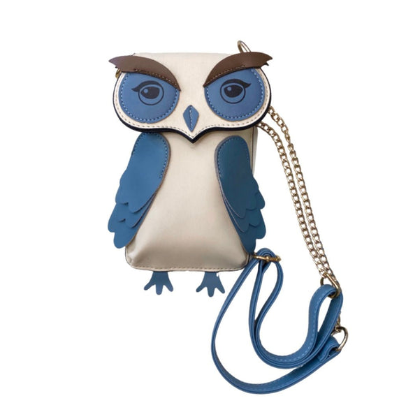 Owl Crossbody Bag - White - Mu Shop