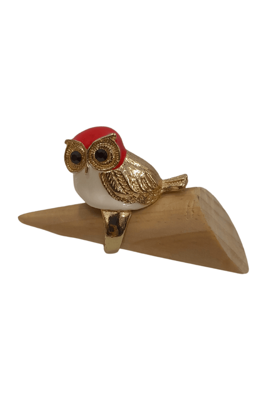 Owl Ring - Gold - Mu Shop