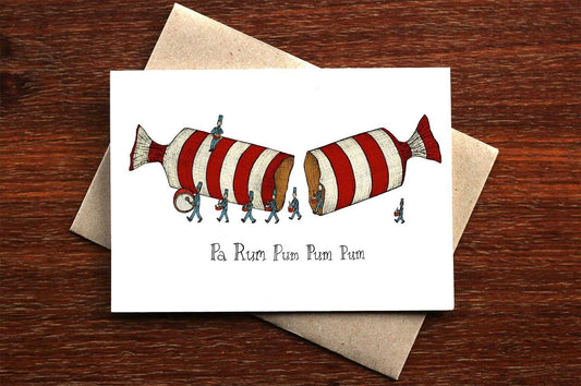 Pa Rum Pum Pum Pum Greeting Card - Mu Shop