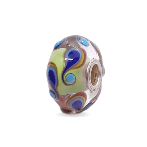 Peacock Pattern Unique Bead #1363 - Mu Shop