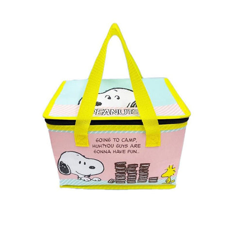 PEANUTS Insulated Bag- Yellow and Green - Mu Shop