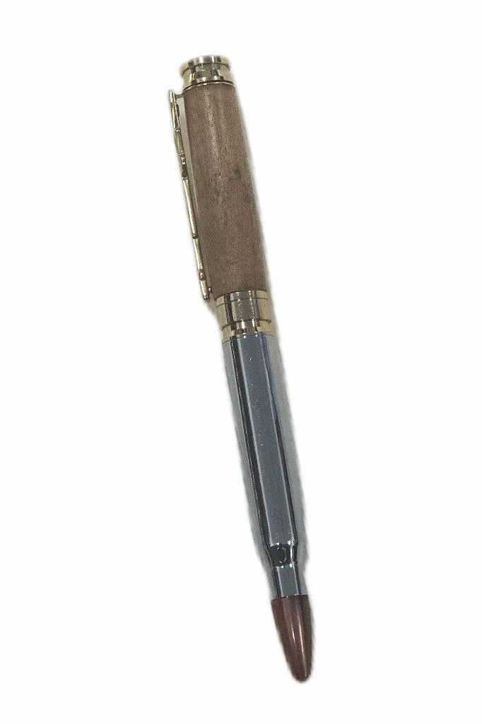 Pear Wood Tiwst Action Ball Piont Pen - Mu Shop