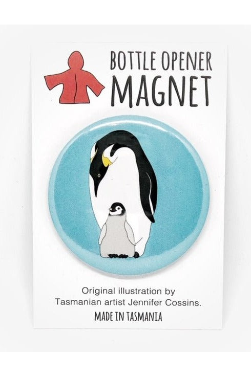 Penguin Bottle Opener Magnet - Mu Shop