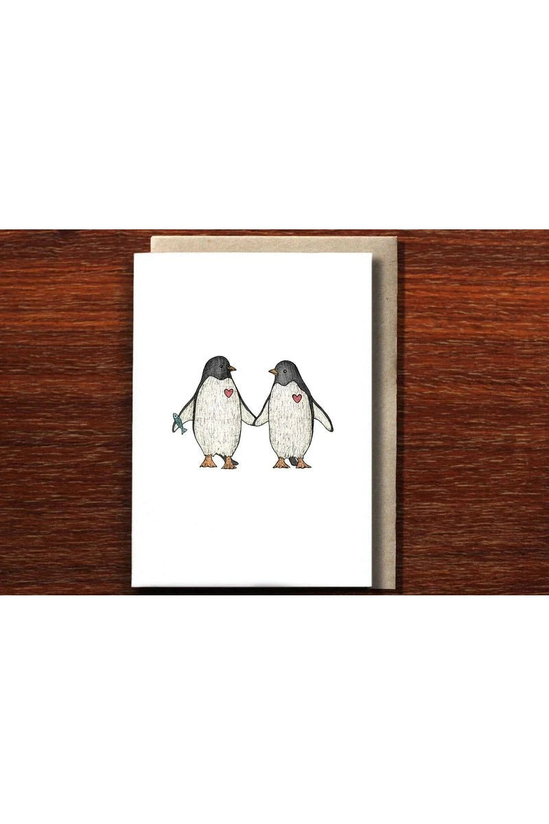 Penguin Love Greeting Card - Mu Shop