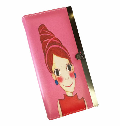 Pink Cute Girl Wallet - Mu Shop