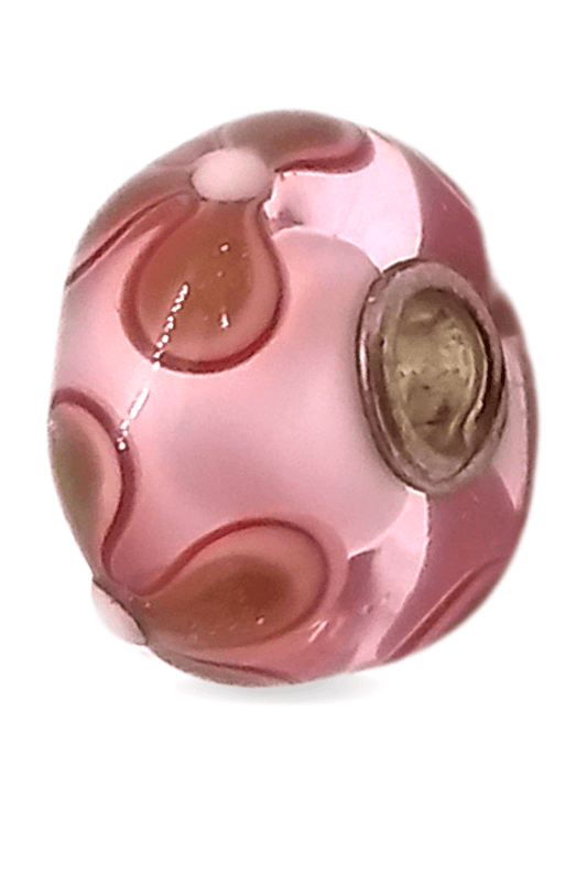 Pink Flower Unique Bead #1370 - Mu Shop