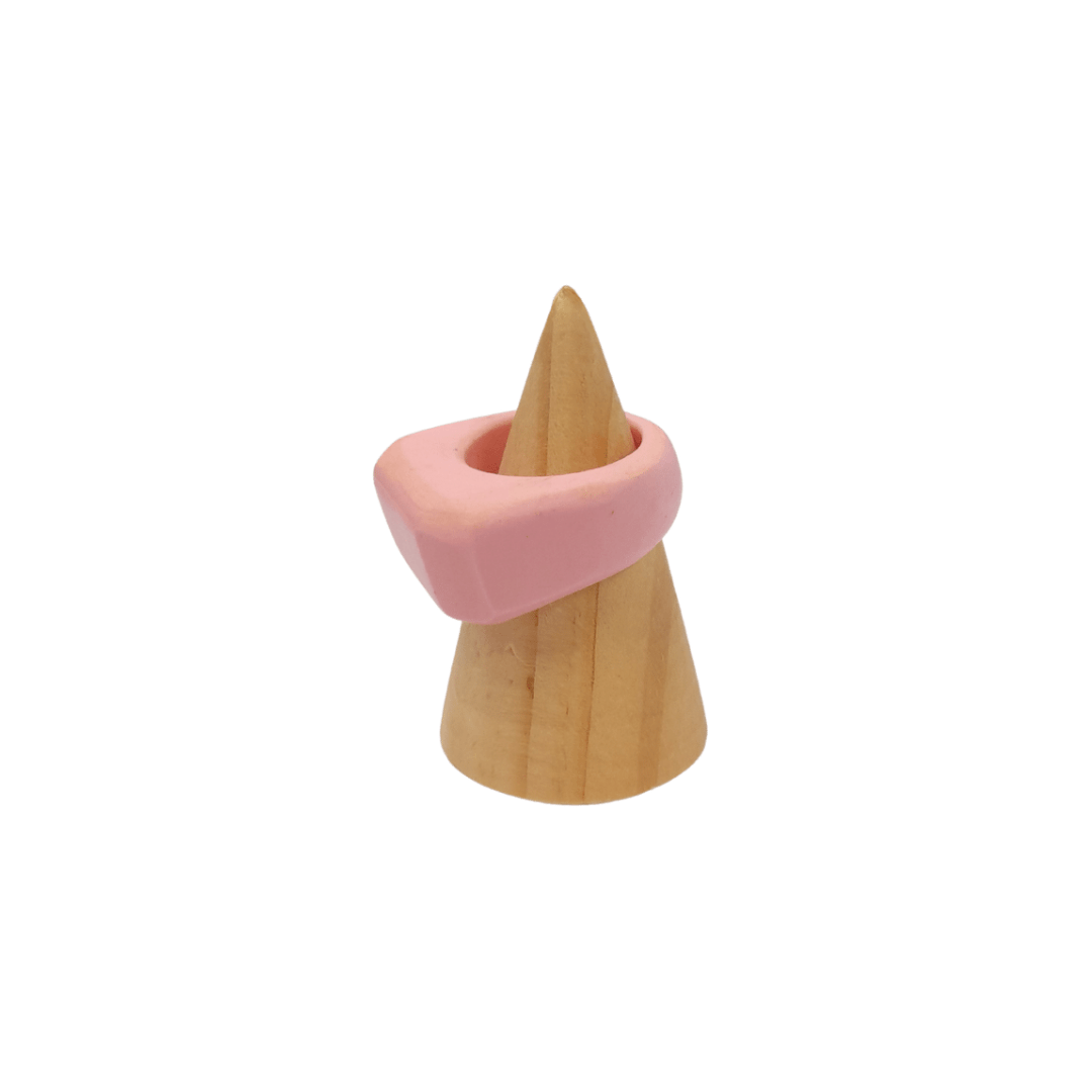 Pink Resin Ring - Mu Shop