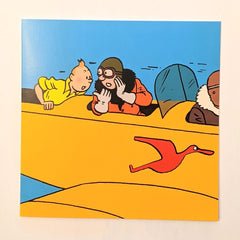 Plane Communication Tintin Card - Mu Shop