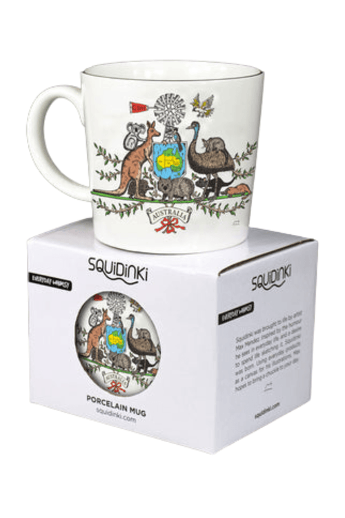 Porcelain Mug: Australian Icons