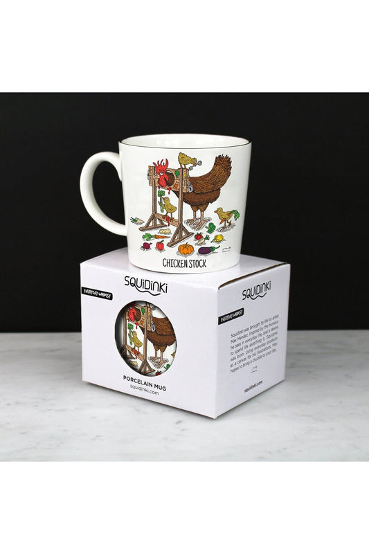 Porcelain Mug: Chicken Stock/Coq au Vin - Mu Shop