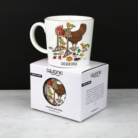 Porcelain Mug: Chicken Stock/Coq au Vin - Mu Shop