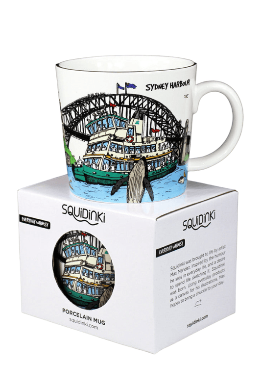 Porcelain Mug: Sydney Harbour - Mu Shop