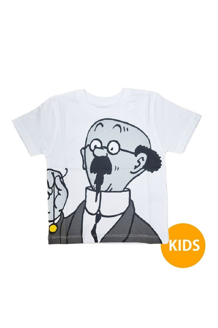 Portrait Professor Calculus Kids T-shirt White - Mu Shop