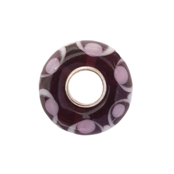 Purple Bead with Dots Universal Unique Bead #1417 - Mu Shop