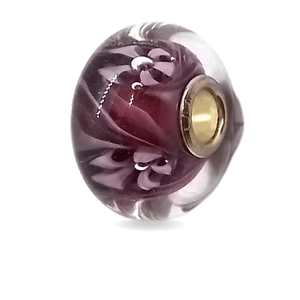 Purple Flowers Unique Bead #1226 - Mu Shop