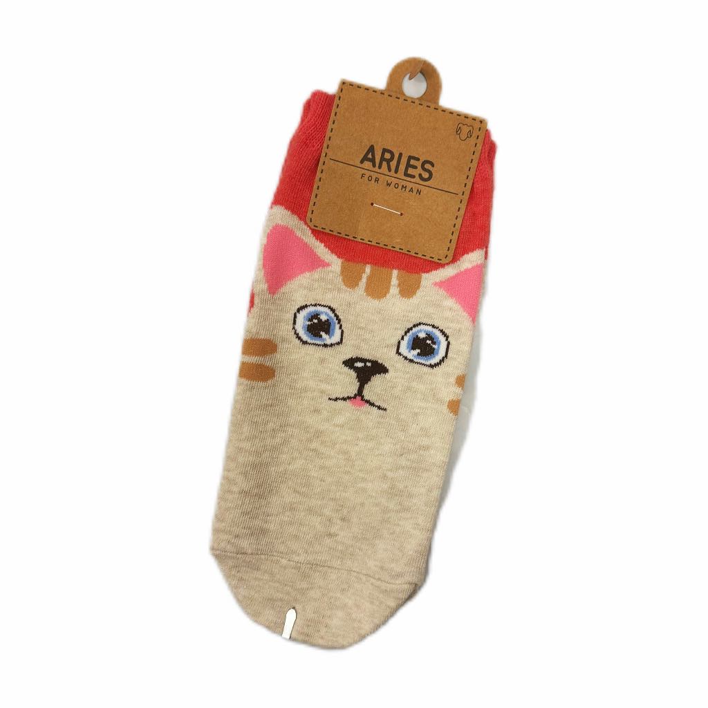 Red Cat Women Ankle Socks - Mu Shop