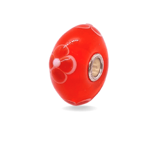 Red Flower Unique Bead #1074 - Mu Shop