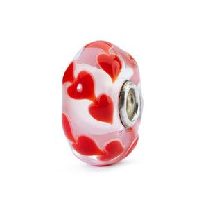 Red Hearts Bead From Wishes and Kisses Kit (Retired) - Mu Shop