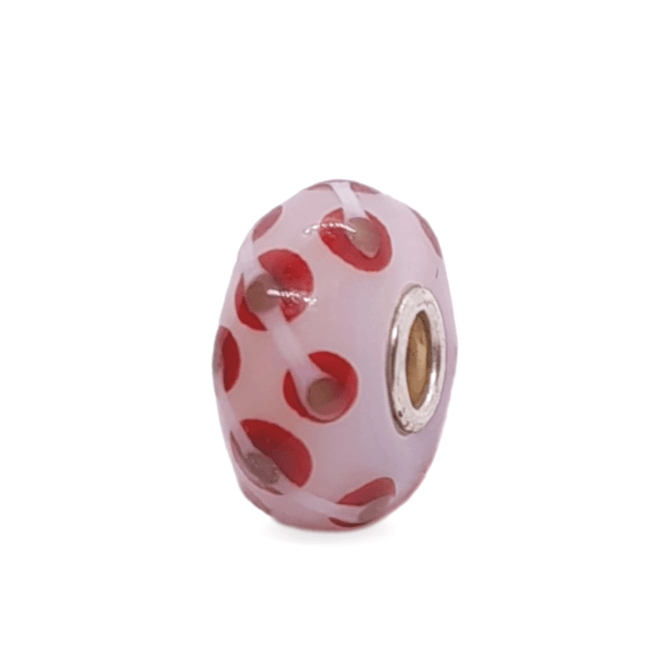 Red Lines Unique Bead #1161 - Mu Shop