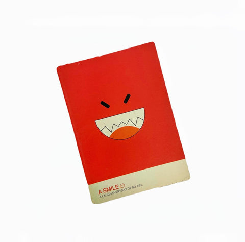 Red Smiley Face Notepad - Mu Shop