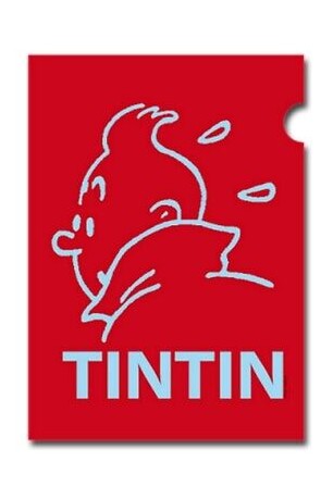 Red Tintin Profile Plastic Sleeve A4 - Mu Shop