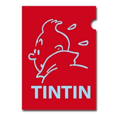 Red Tintin Profile Plastic Sleeve A4 - Mu Shop