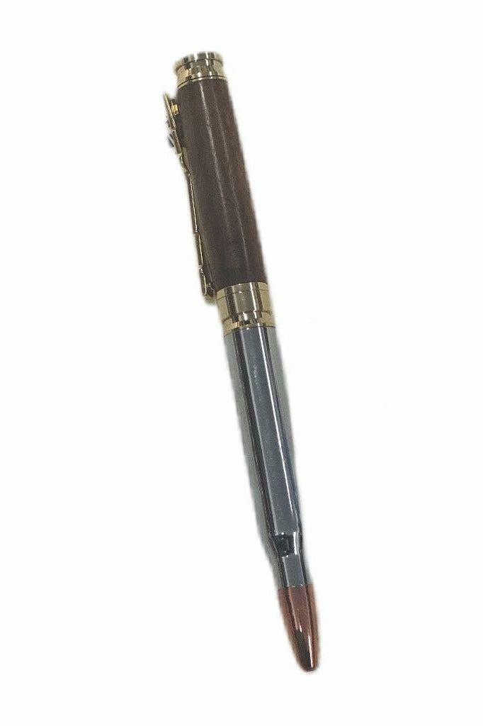 Redgum Wood Tiwst Action Ball Piont Pen - Mu Shop