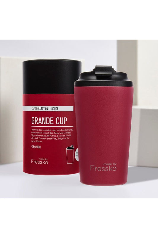 Reusable 16oz Grande Coffee Cup - Rouge - Mu Shop