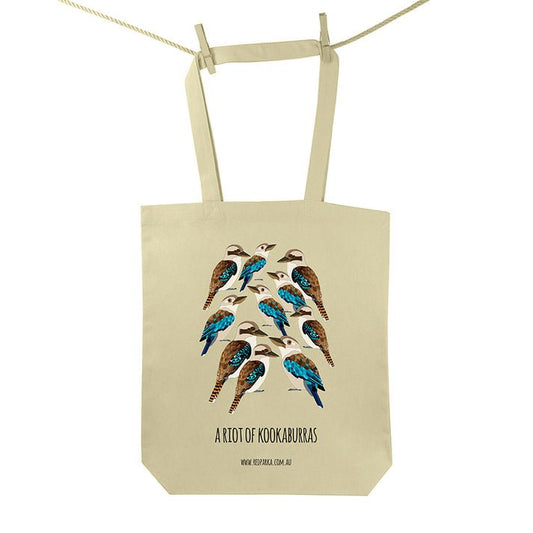 Riot of Kookaburras Tote Bag - Mu Shop